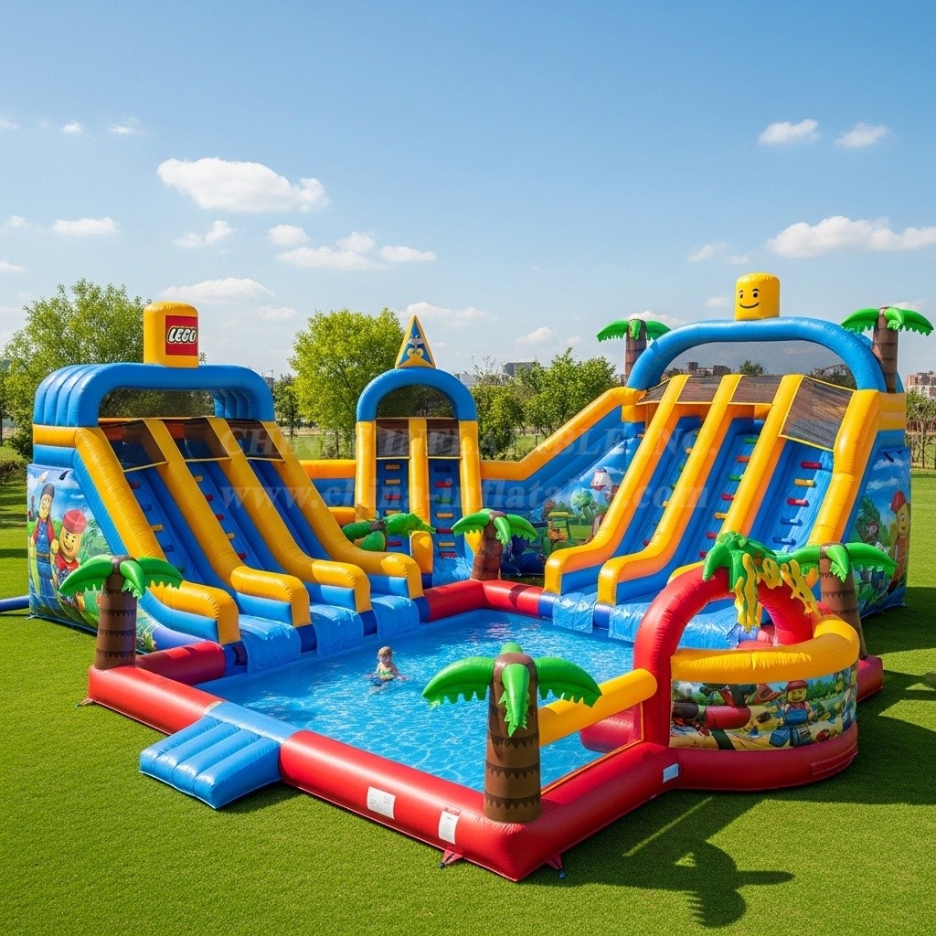 Pool3-295 Lego Theme Pool Water Park