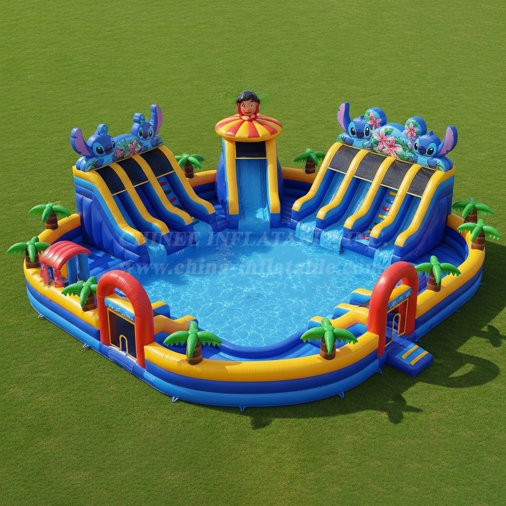 Pool3-296 Lilo & Stitch Theme Pool Water Park