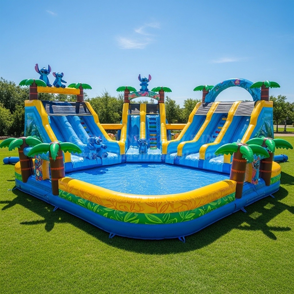 Pool3-297 Lilo & Stitch Theme Pool Water Park