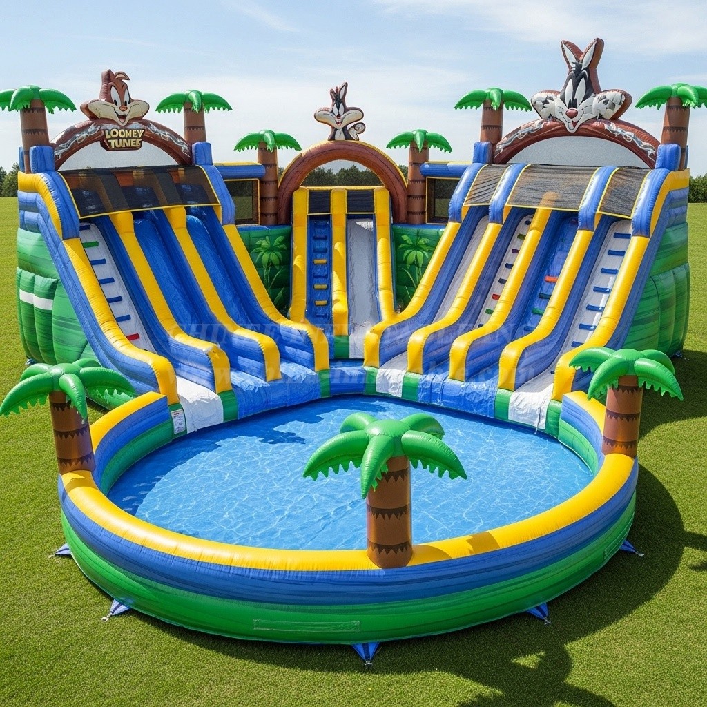 Pool3-305 Looney Tunes Theme Pool Water Park
