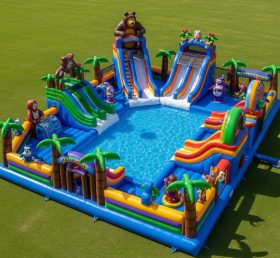 Pool3-307 Masha And The Bear Theme Pool Water Park