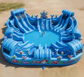 Pool3-309 Mermaid Theme Pool Water Park