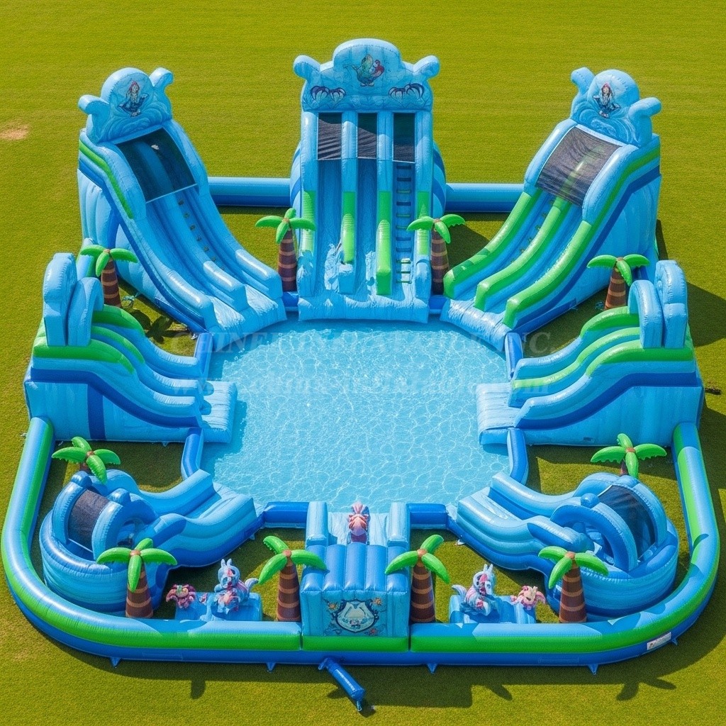 Pool3-310 Mermaid Theme Pool Water Park