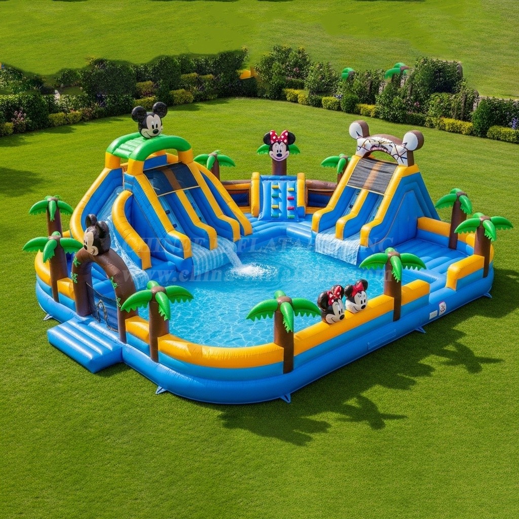 Pool3-311 Mickey & Minnie Theme Pool Water Park