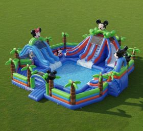 Pool3-312 Mickey & Minnie Theme Pool Water Park