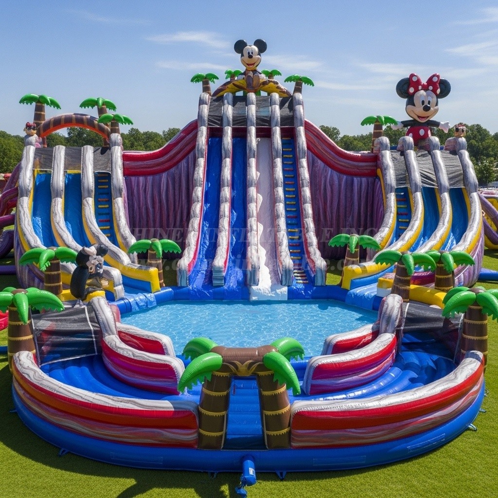 Pool3-313 Mickey & Minnie Theme Pool Water Park