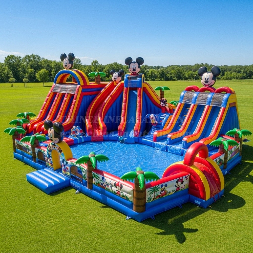 Pool3-314 Mickey & Minnie Theme Pool Water Park