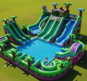 Pool3-316 Minecraft Theme Pool Water Park