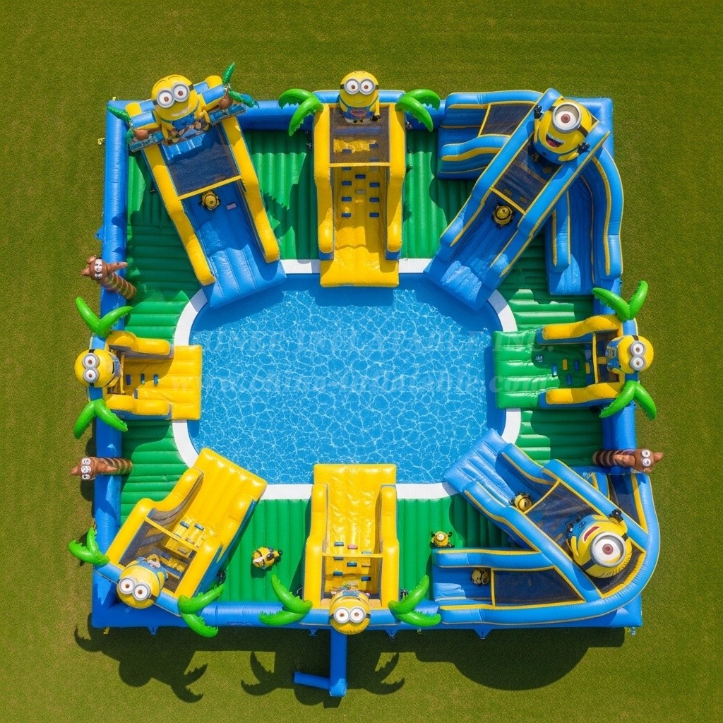 Pool3-317 Minions Theme Pool Water Park
