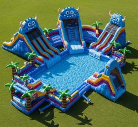 Pool3-321 Monster Theme Pool Water Park