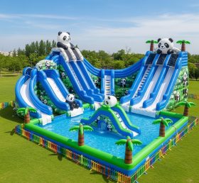Pool3-337 Panda Theme Pool Water Park