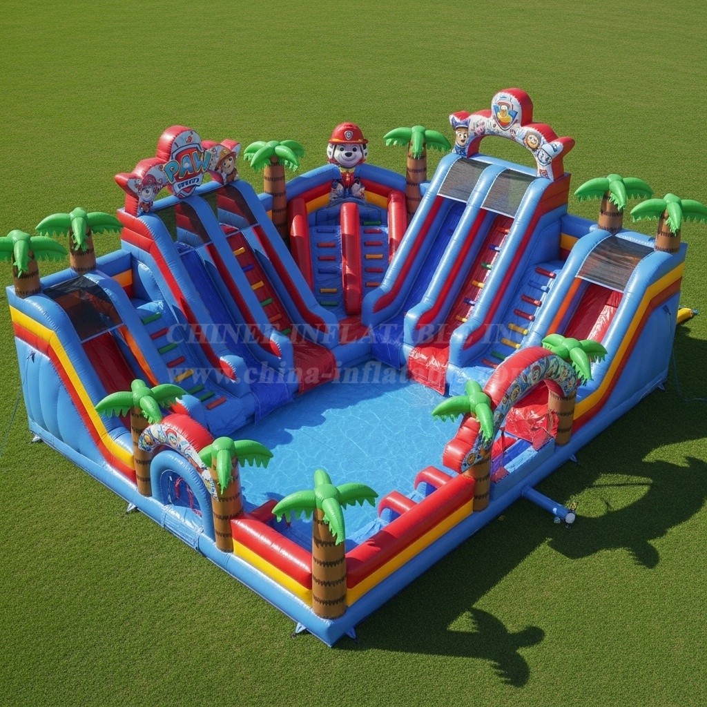 Pool3-338 Paw Patrol Theme Pool Water Park