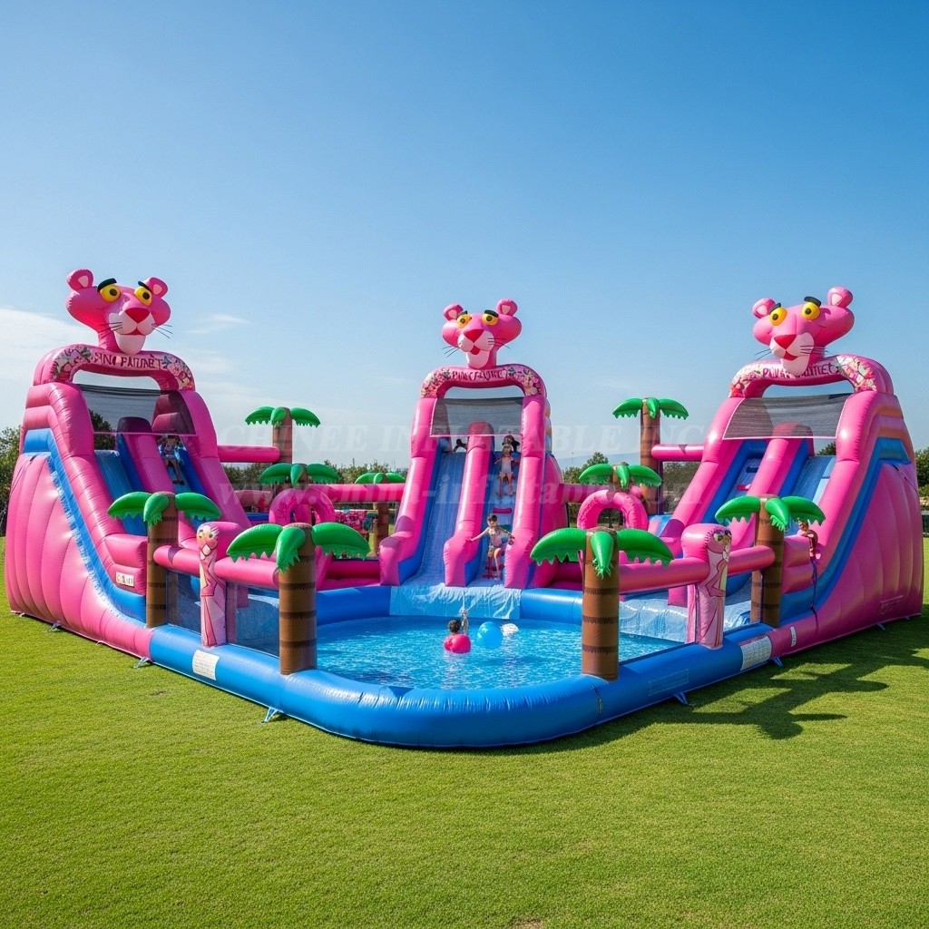 Pool3-344 Pink Panther Theme Pool Water Park