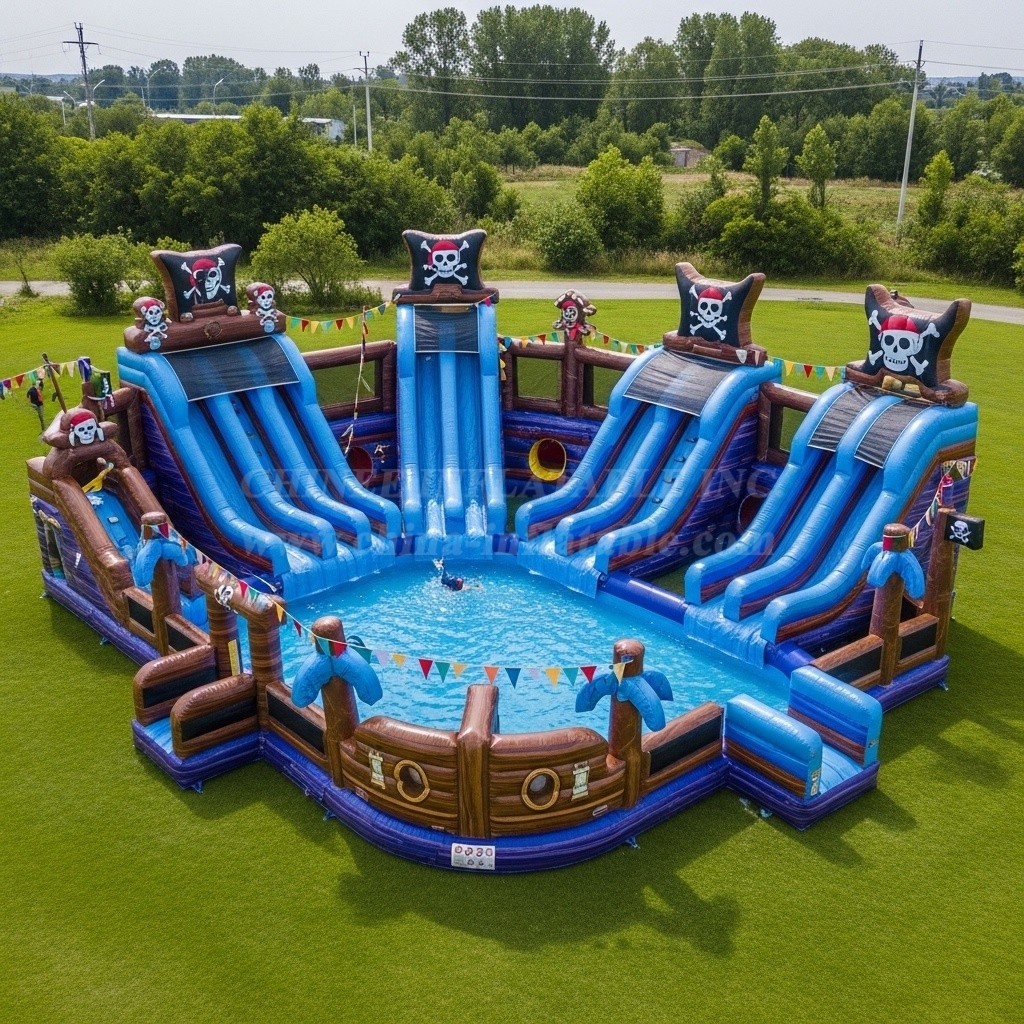 Pool3-347 Pirates Theme Pool Water Park
