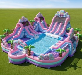 Pool3-357 Princess Parties Theme Pool Water Park