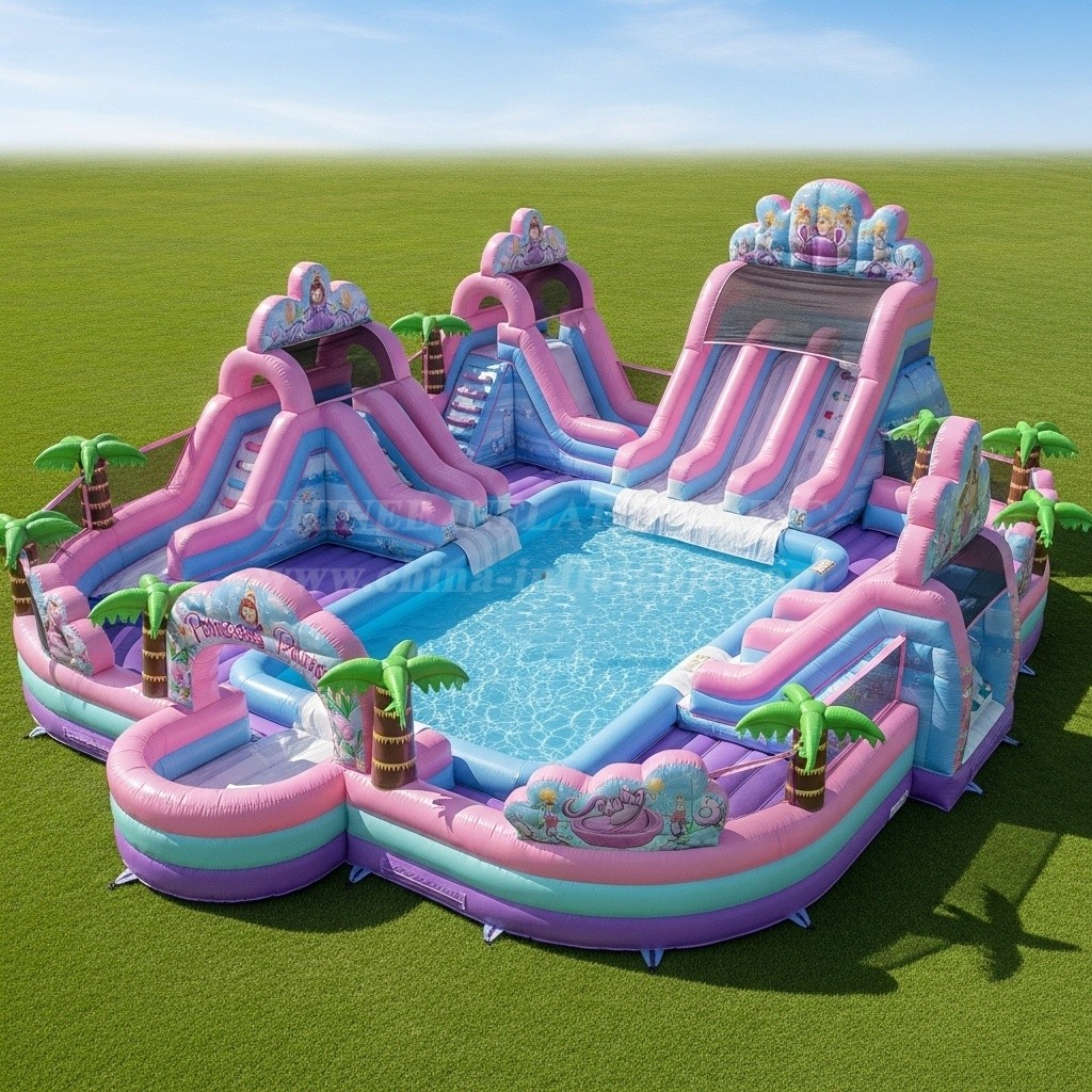 Pool3-357 Princess Parties Theme Pool Water Park