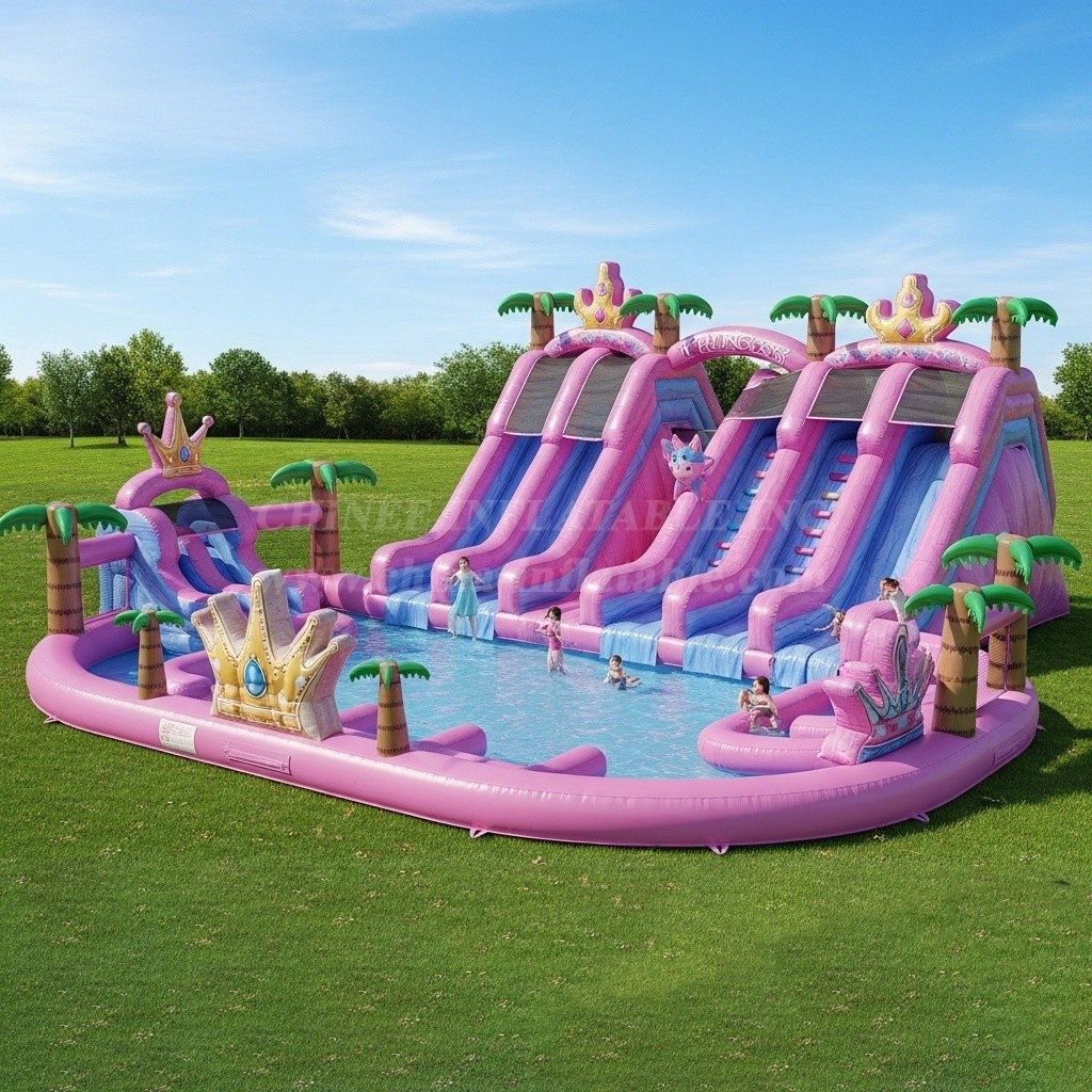 Pool3-358 Princess Parties Theme Pool Water Park