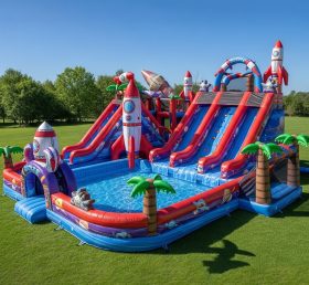 Pool3-361 Rocket Theme Pool Water Park