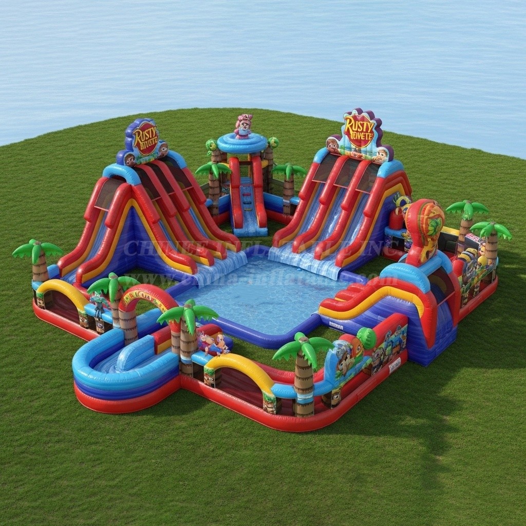 Pool3-364 Rusty Rivets Theme Pool Water Park