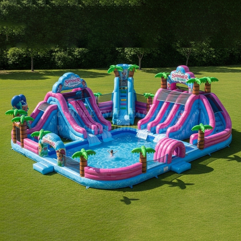 Pool3-371 Shimmer & Shine Theme Pool Water Park