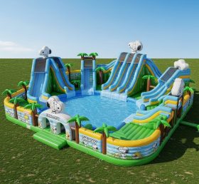 Pool3-374 Snoopy Theme Pool Water Park