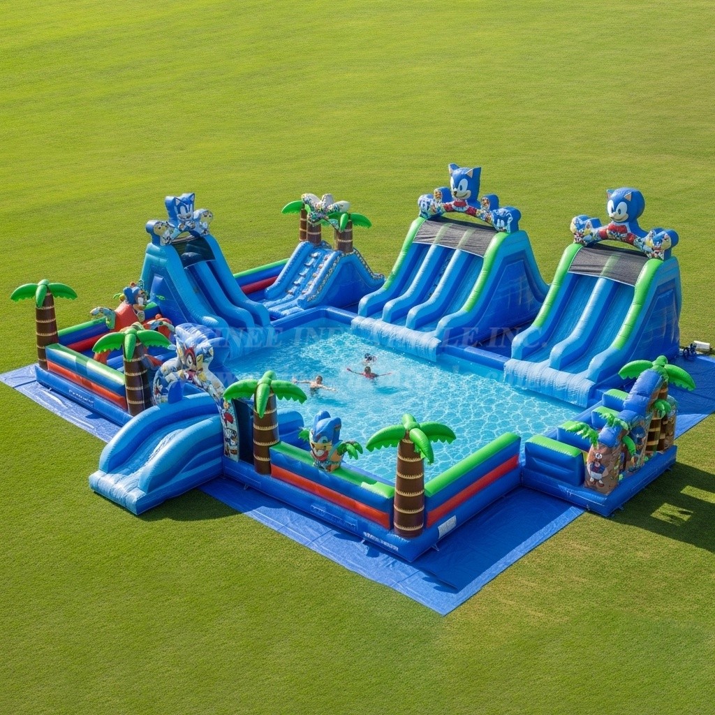 Pool3-375 Sonic Theme Pool Water Park
