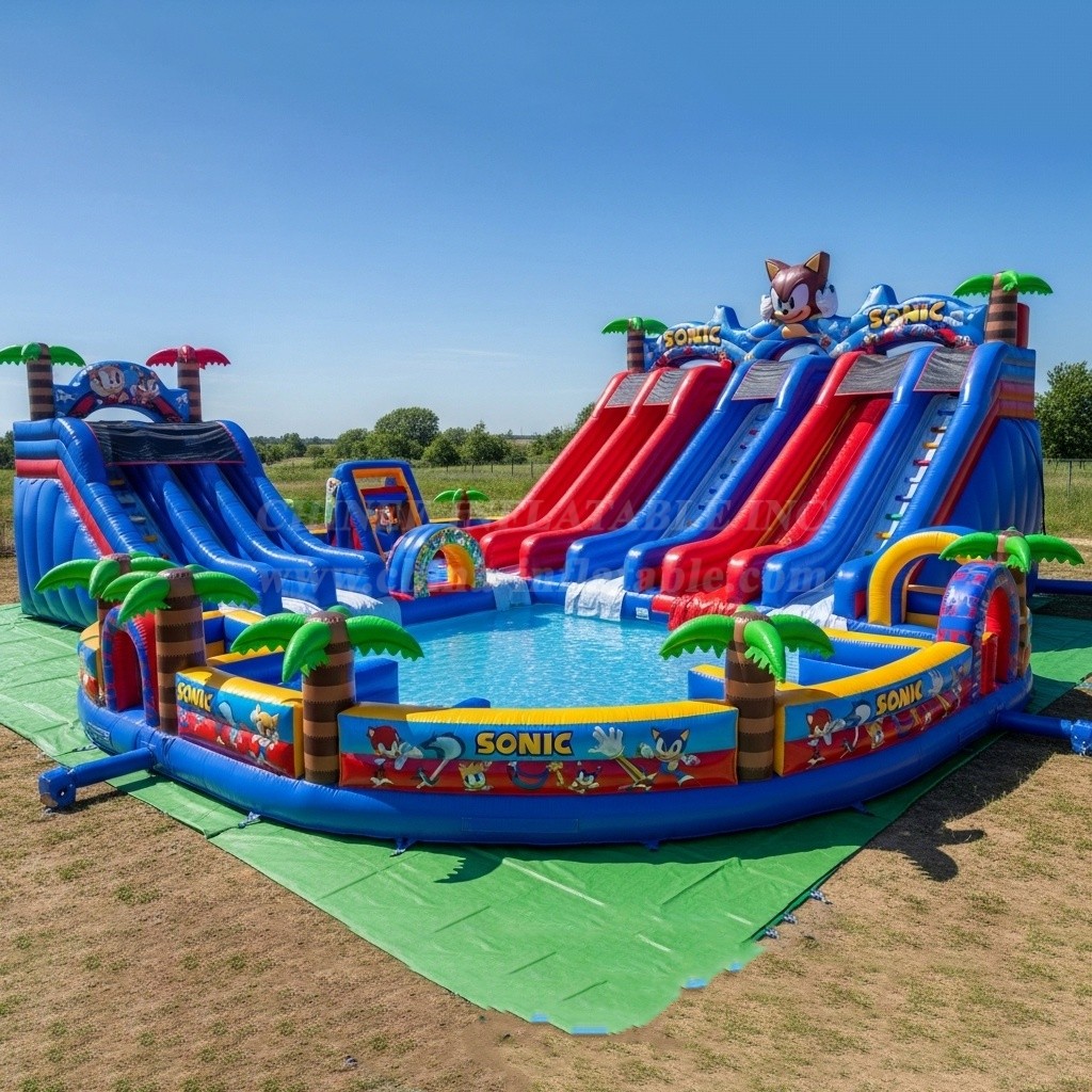 Pool3-376 Sonic Theme Pool Water Park