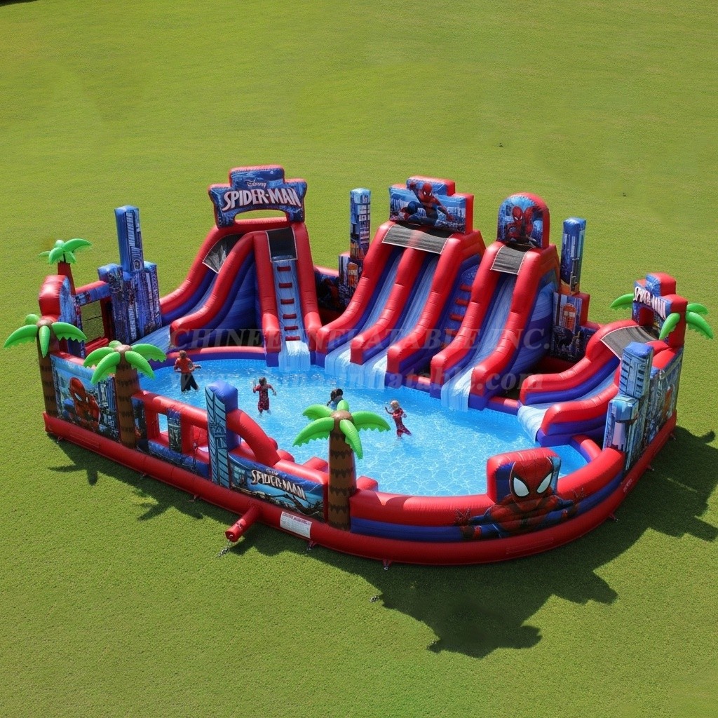 Pool3-378 Spider-Man Theme Pool Water Park