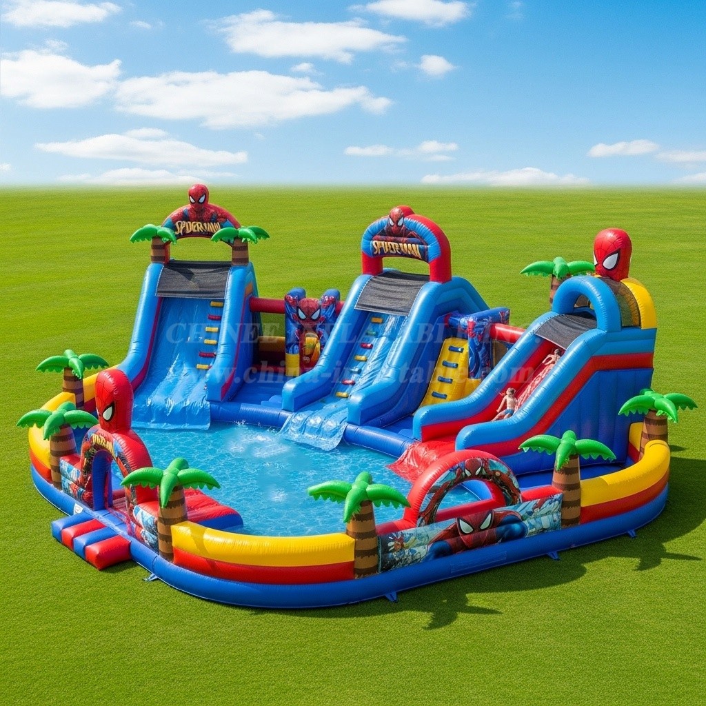Pool3-379 Spider-Man Theme Pool Water Park