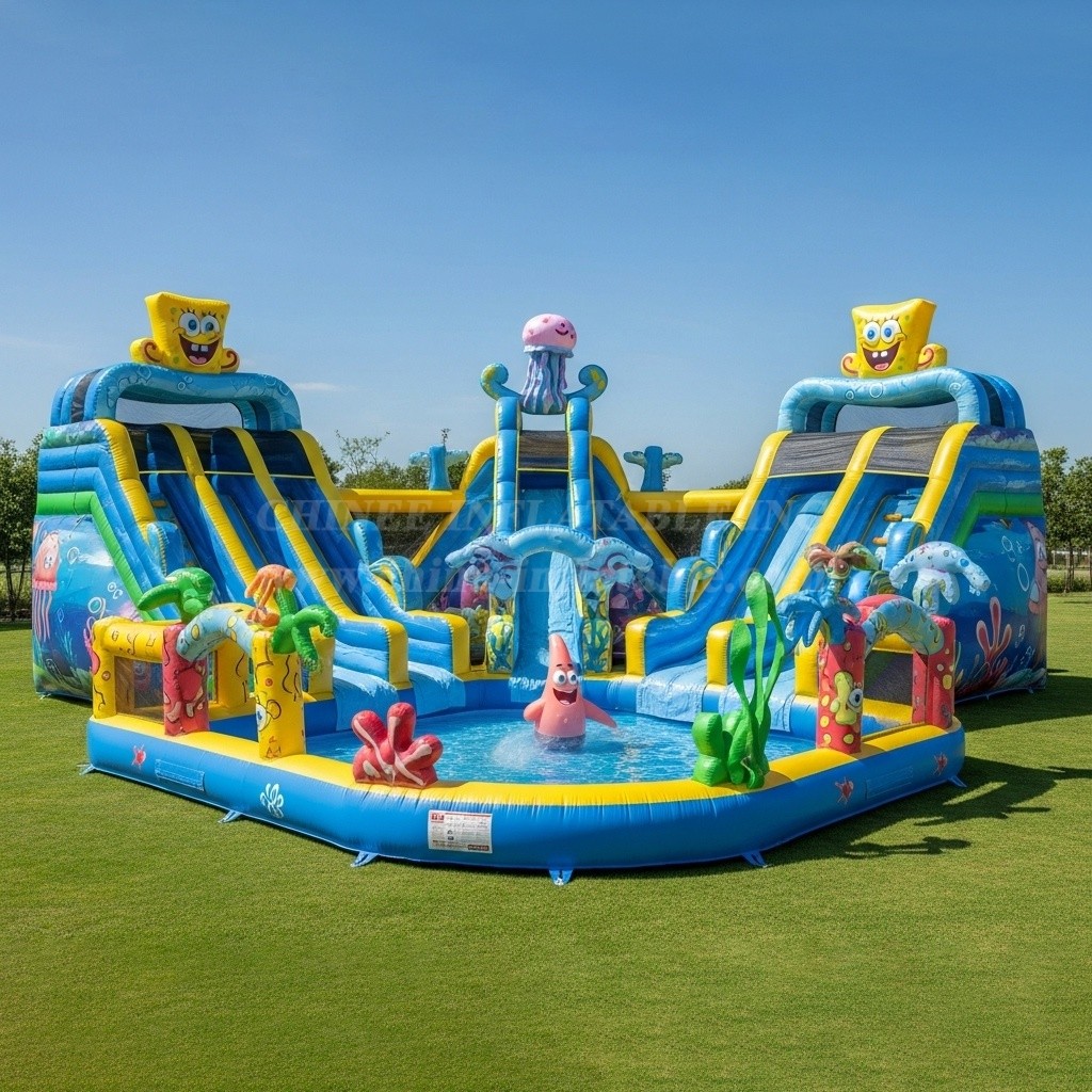 Pool3-382 Spongebob Theme Pool Water Park