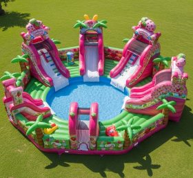 Pool3-384 Strawberry Shortcake Theme Pool Water Park