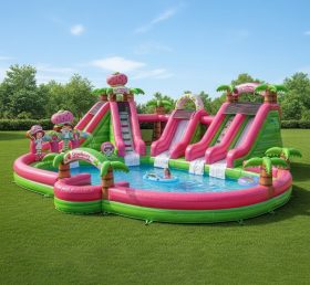 Pool3-385 Strawberry Shortcake Theme Pool Water Park