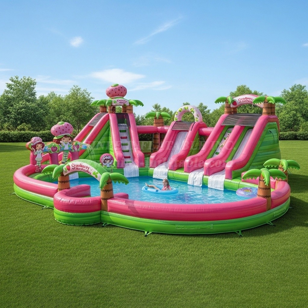 Pool3-385 Strawberry Shortcake Theme Pool Water Park