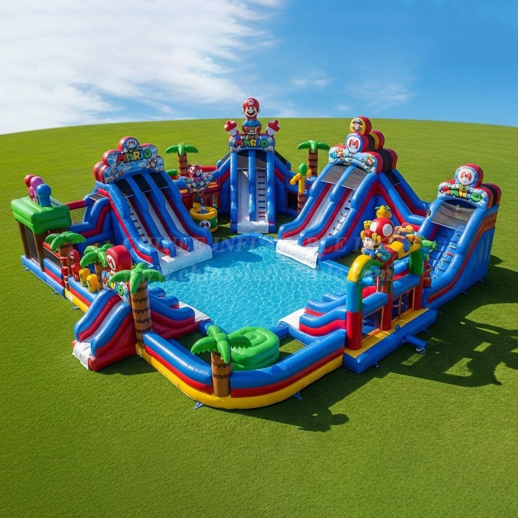 Pool3-389 Super Mario Theme Pool Water Park