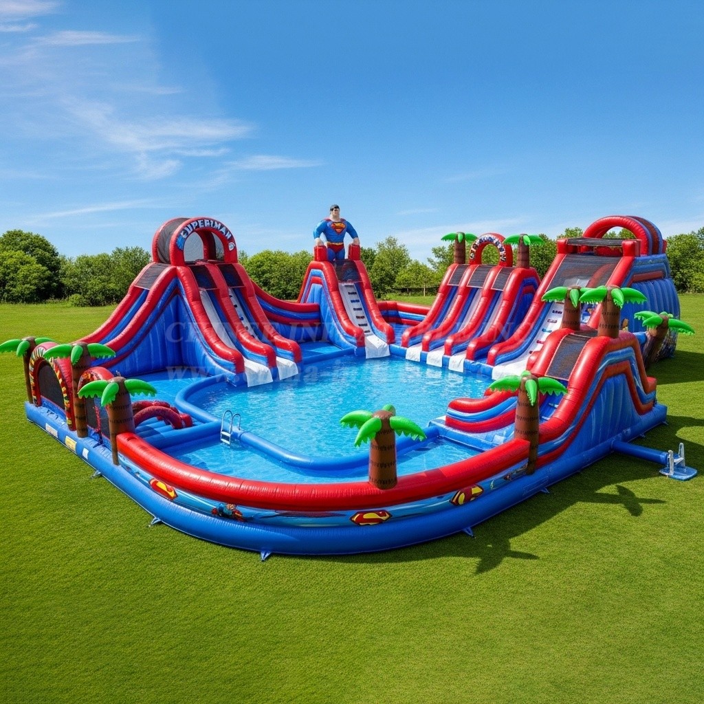 Pool3-387 Superman Theme Pool Water Park