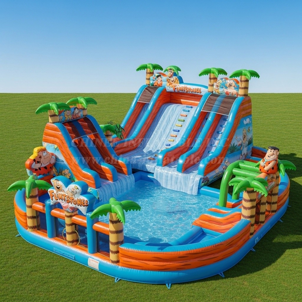 Pool3-393 The Flintstones Theme Pool Water Park
