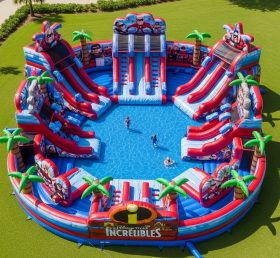 Pool3-394 The Incredibles Theme Pool Water Park