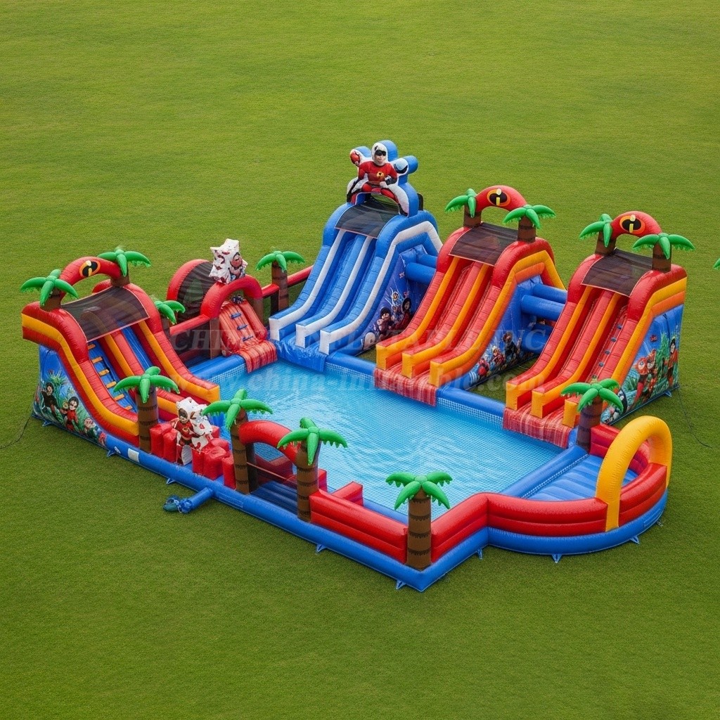 Pool3-395 The Incredibles Theme Pool Water Park