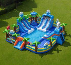 Pool3-399 The Smurfs Theme Pool Water Park