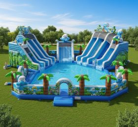 Pool3-400 The Smurfs Theme Pool Water Park