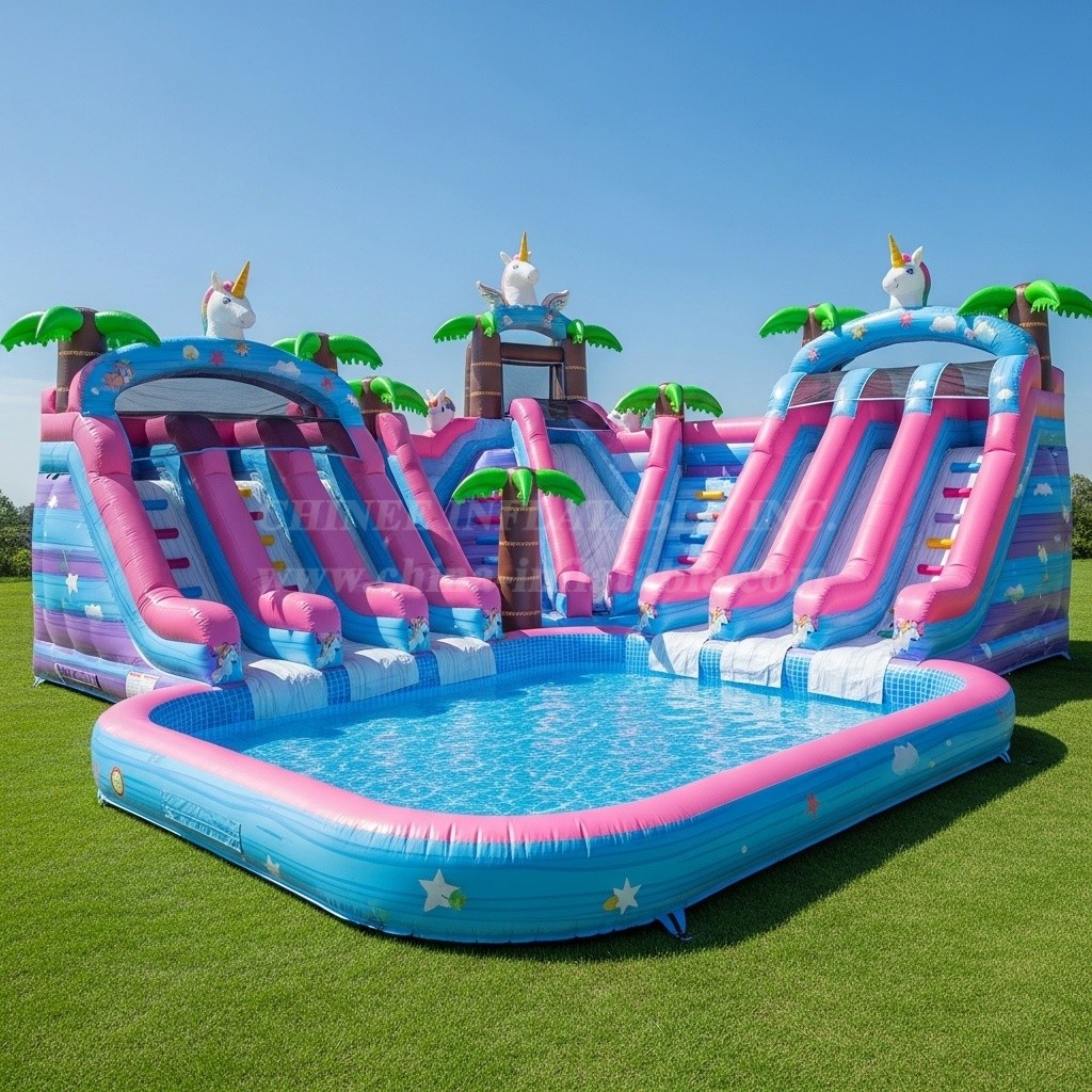 Pool3-420 Unicorn Theme Pool Water Park