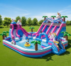 Pool3-421 Unicorn Theme Pool Water Park