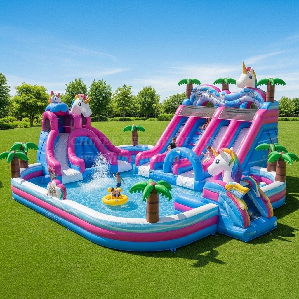 Pool3-421 Unicorn Theme Pool Water Park
