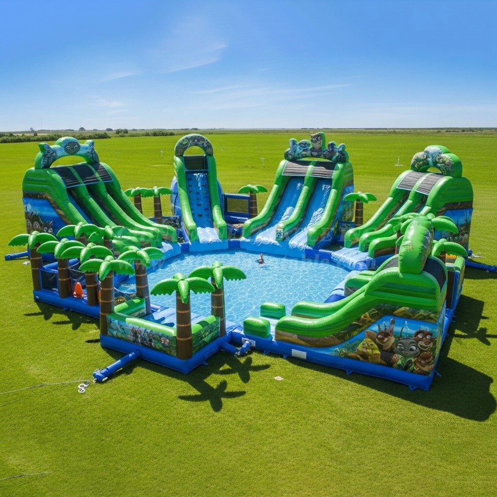 Pool3-425 Zootopia Theme Pool Water Park