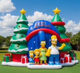 C1-724 The Simpsons Christmas Inflatable