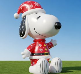 C1-727 Snoopy Christmas Inflatable Cartoons