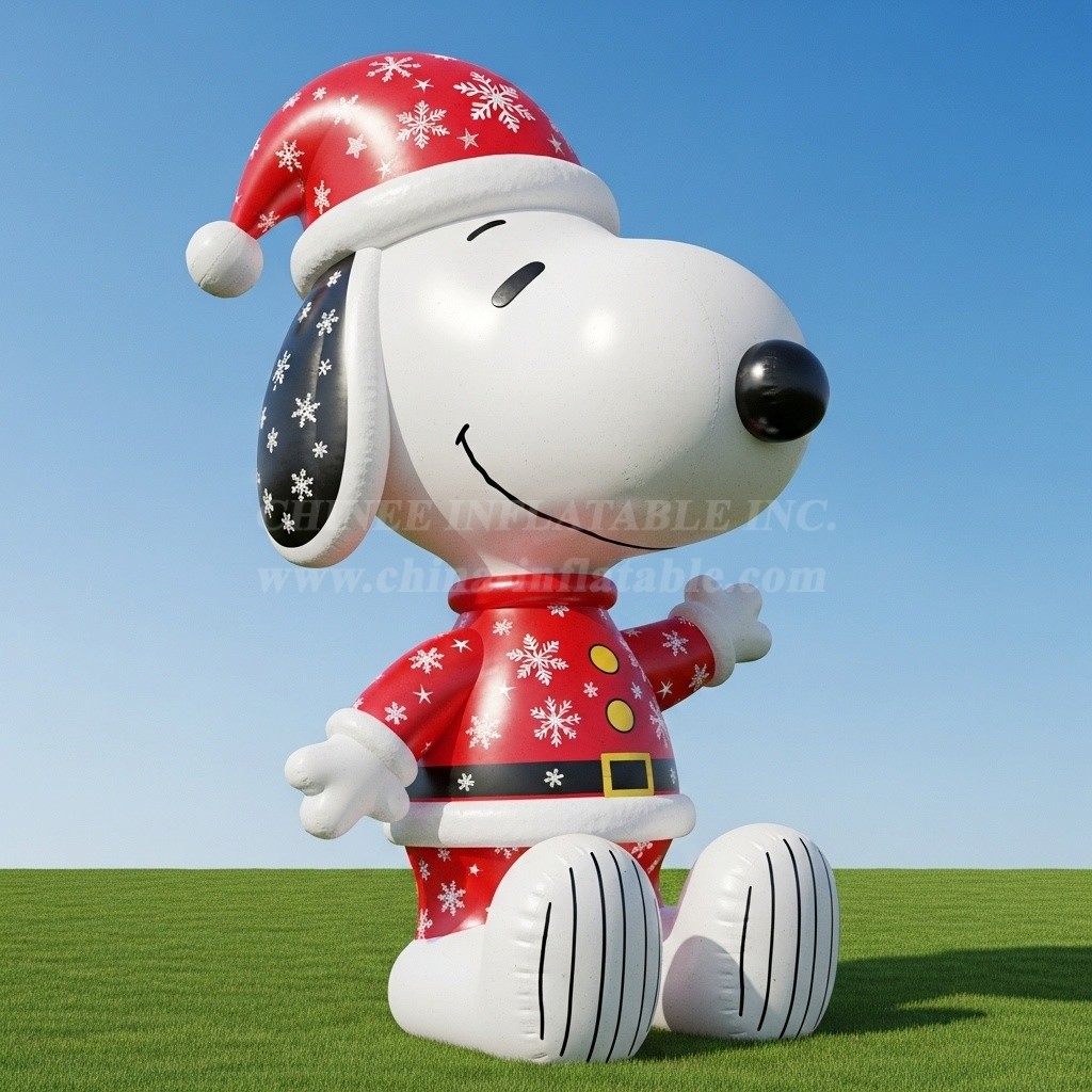 C1-727 Snoopy Christmas Inflatable Cartoons