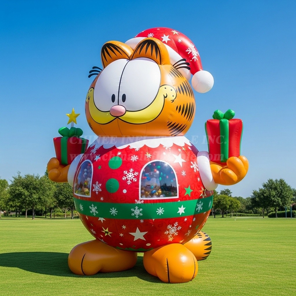 C1-729 Christmas Garfield Inflatable Cartoons