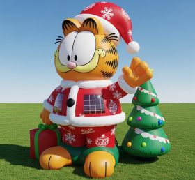 C1-730 Christmas Garfield Inflatable Cartoons