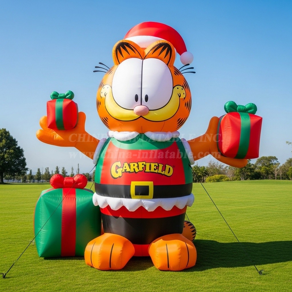 C1-733 Garfield Christmas Inflatable Cartoon